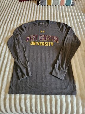 Under Armour Charcoal West Chester University Long Sleeve Tee